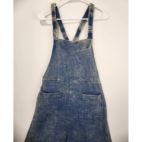 Zenana Women's Medium Washed Hazel Blue Wide Leg Overall Size S - Picture 3 of 7
